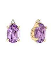Orecchini Miluna Donna GEMMA DEL CIELO 375 OLD in Oro rosa Ametista 0.78 Ct ERD2975X - ERD2975X
